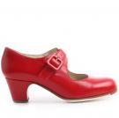 Zapato Flamenco Tablas Rojo