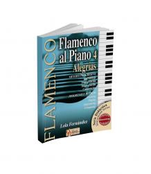 Flamenco libro de partituras al piano para alegrías