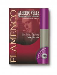 Libro de partituras + CD Alberto Velez obras para guitarra flamenca