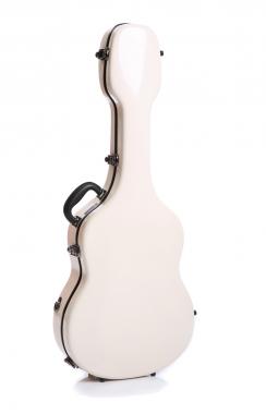 Eastman estuche guitarra flamenca fibra de vidrio blanco
