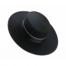 Sombrero español negro tamaño mediano M 58